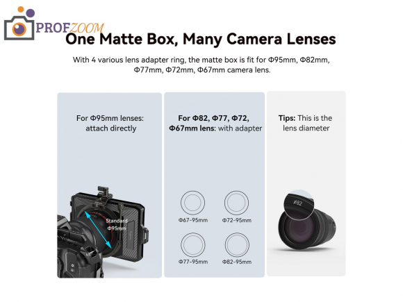 Компендиум SmallRig Mini Matte Box Lite 3575 Компендиум SmallRig Mini Matte Box Lite 3575