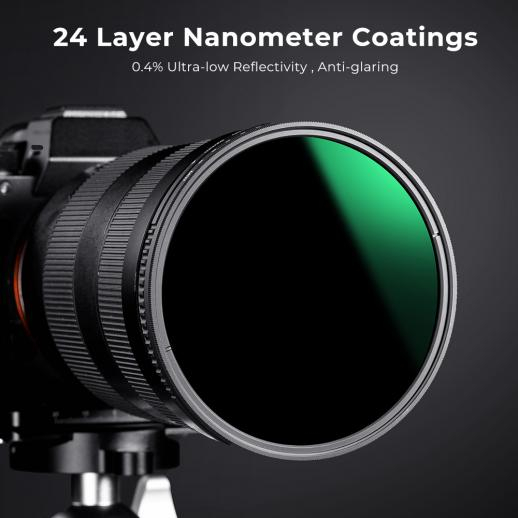 Светофильтр K&F Concept Nano-A ND8-2000 62mm Светофильтр K&F Concept Nano-A ND8-2000 62mm