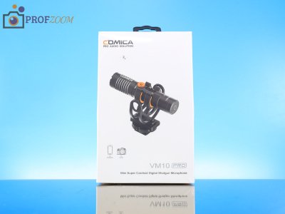 Накамерный микрофон Comica VM10 PRO, чёрный Накамерный микрофон Comica VM10 PRO, чёрный
